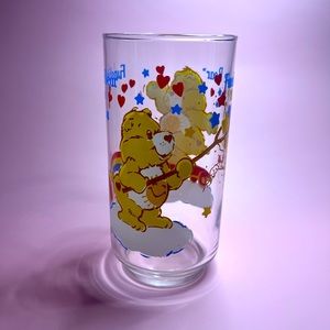 Vintage collectors, Carebear glass